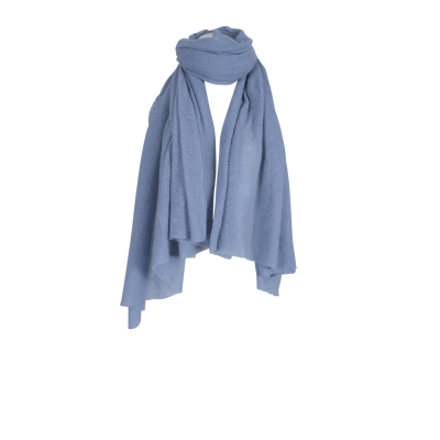 Pin1876 - by Botto Giuseppe - Cashmere Schal groß hellblau