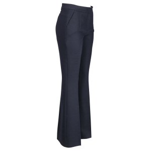 L. Pucci - Hose -  lang flared - Dunkelblau