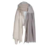 TheHolyGoat - Cashmere Schal - creme beige taupe
