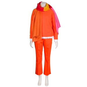 TheHolyGoat Cashmere Schal - pink orange