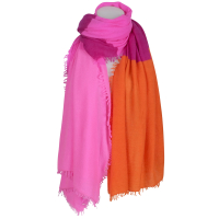 TheHolyGoat Cashmere Schal - pink orange