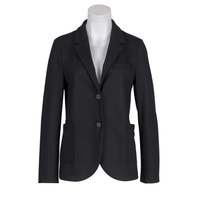 Harris Wharf London - Blazer - Jersey - Merino - Schwarz