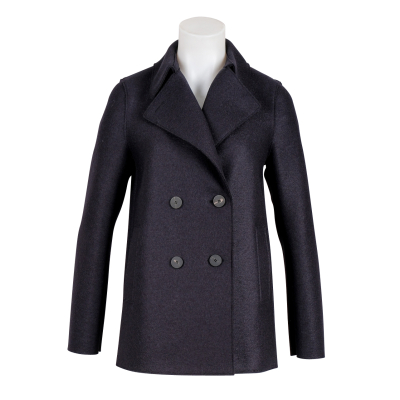 Harris Wharf London - Woll - Caban - Jacke - Dunkelblau