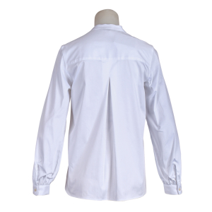 Soluzione - Bluse - mit Taschen - Weiß