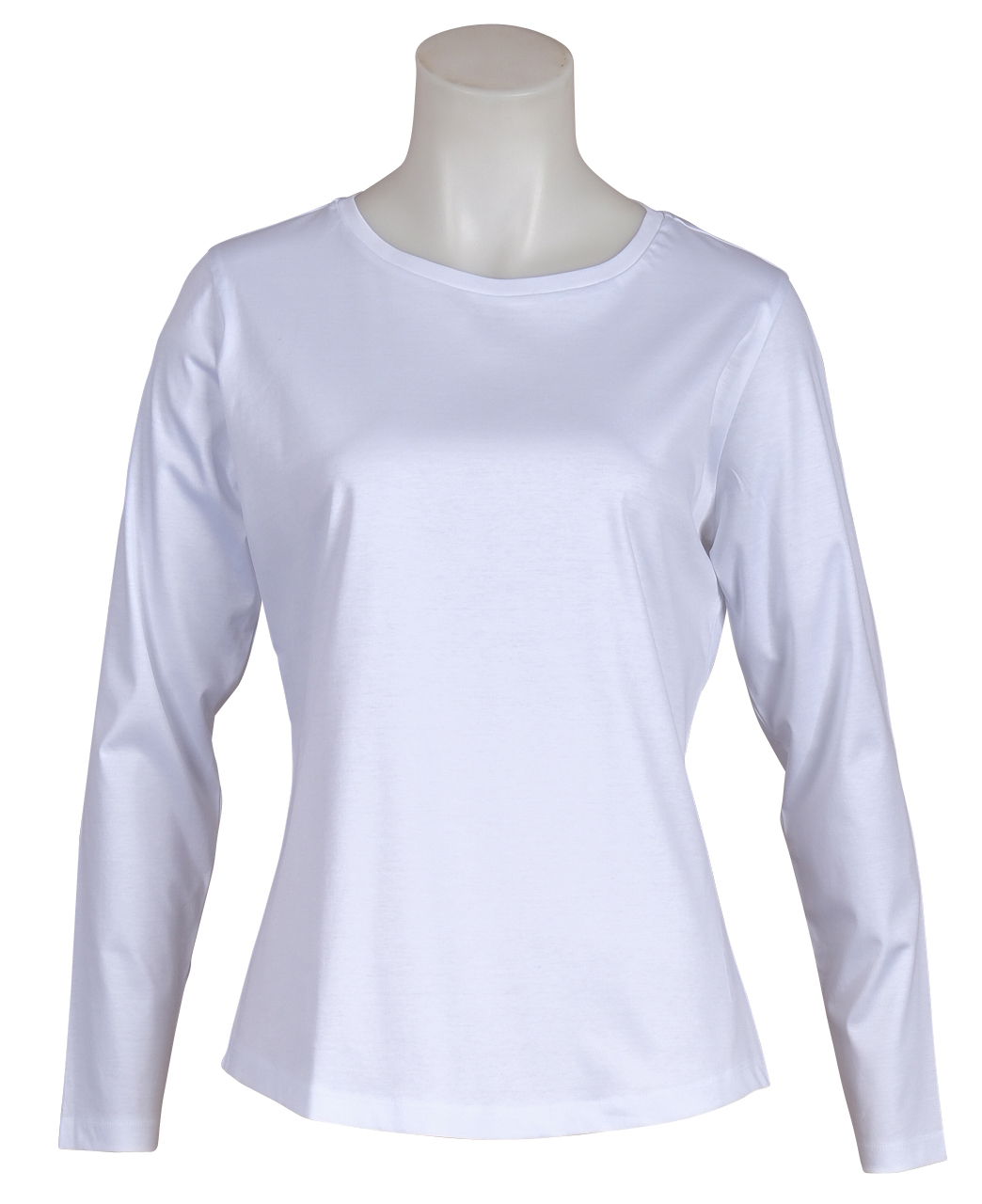 Soluzione - JerseyShirt - Langarm - Weiß