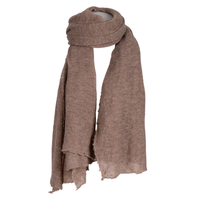 Pin1876 - by Botto Giuseppe - Cashmere-Schal groß - Taupe