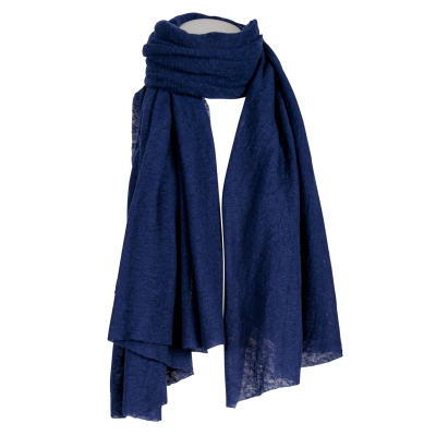 Pin1876 - by Botto Giuseppe - Schal Cashmere groß blau