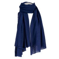 Pin1876 - by Botto Giuseppe - Schal Cashmere groß blau