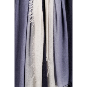 TheHolyGoat Schal - Cashmere blau ecru