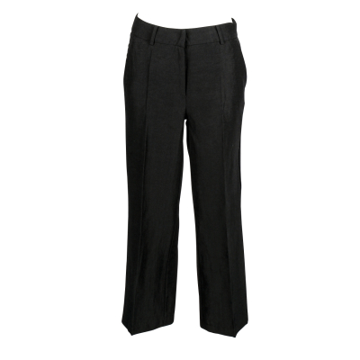 CAMBIO - Leinenhose - California - Culotte - Schwarz