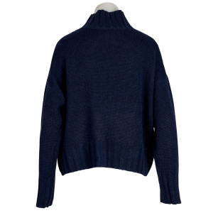 FFC - Stehkragen - Pullover - Wolle - Cashmere - Dunkelblau