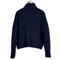 FFC - Stehkragen - Pullover - Wolle - Cashmere - Dunkelblau