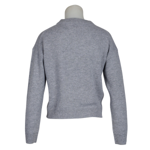 FFC - Pullover - Wolle - Cashmere - grau - melange