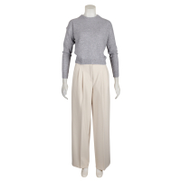 FFC - Pullover - Wolle - Cashmere - grau - melange