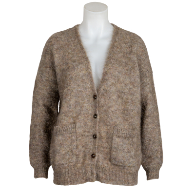 des petits hauts - Cardigan - Betani - Schlamm Taupe - Melange