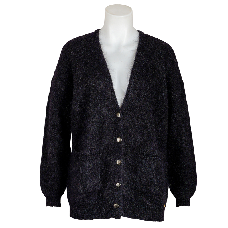 Cardigan Strickjacke des outlets Petits hauts mit Mohair T1 neu