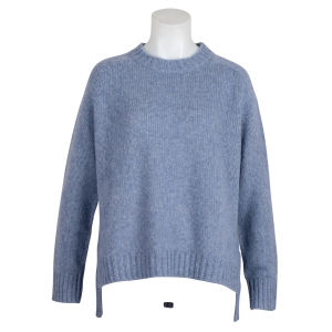 Lu Ren - Pullover - Jeansblau - Melange