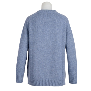 Lu Ren - Pullover - Jeansblau - Melange