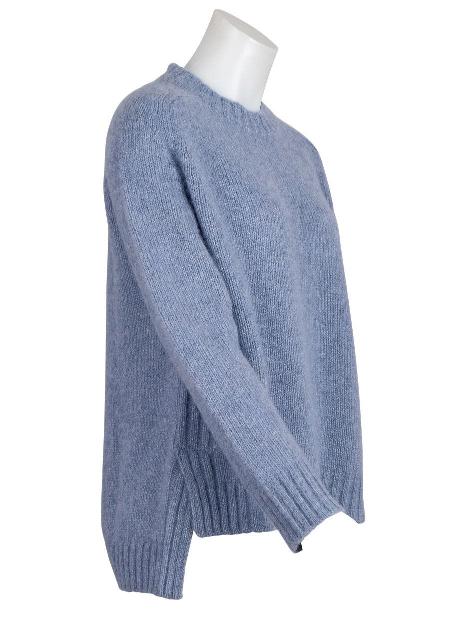 Lu Ren - Pullover - Jeansblau - Melange