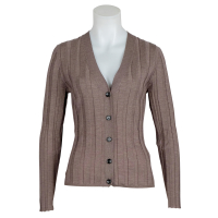 Allude - Cardigan - Taupe - Melange