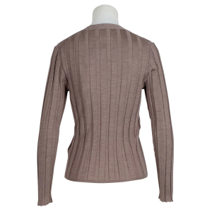 Allude - Cardigan - Taupe - Melange XL