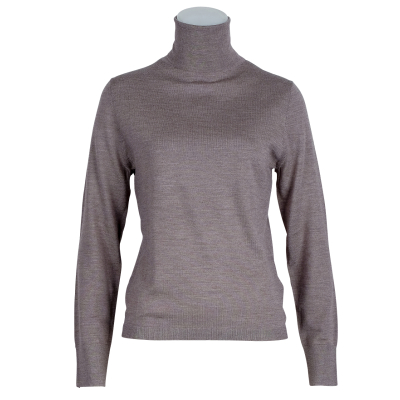 Allude - Rollkragen - Pullover - Taupe - Melange