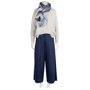 friendly hunting - Cashmere - Schal -  Garden Eden - Blau...