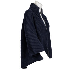 FFC - Cardigan - Zwei-Wege-Zip - Dunkelblau