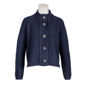 FFC - Cardigan - Wolle - Cashmere - Dunkelblau