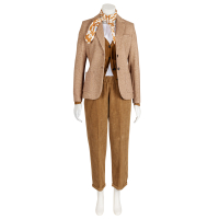 Circolo 1901 - Blazer - Fischgrät - Camel - Beige