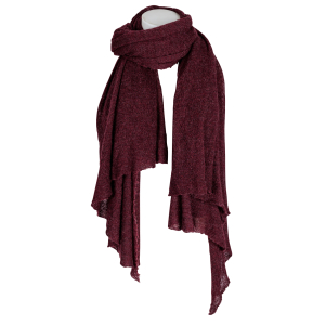 Pin1876 - by Botto Giuseppe - Cashmere Schal  - Bordeaux...