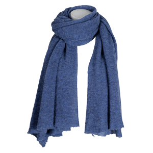 Pin1876 - by Botto Giuseppe - Cashmere Schal  - Jeansblau...