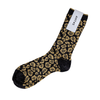 ANT45 - Socken - Atene -  Schwarz - Gold - Lurex Leo