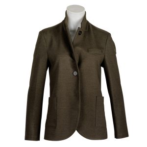 Harris Wharf London - Blazer - Jersey - Merino - Oliv -...