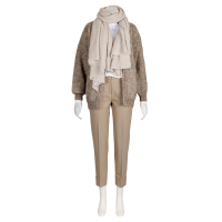 des petits hauts - Cardigan - Altea - Schlamm - Taupe - Melange