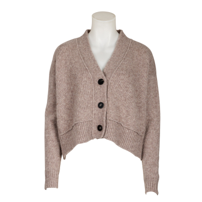 Lu Ren - Cardigan - Taupe - Melange