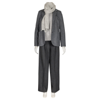 Harris Wharf Blazer - Lu Ren Pullover - Pin1876 Schal