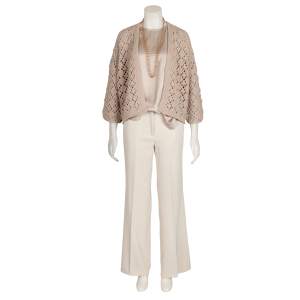 FFC - Cardigan - Ajour - Beige