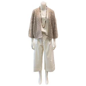 FFC - Cardigan - Ajour - Beige