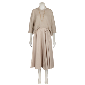 FFC - Pullover - Cashmere - Baumwolle - Beige - Taupe