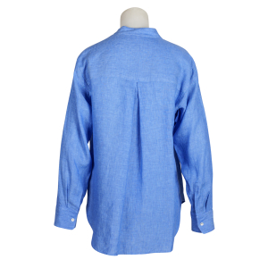 Robert Friedman - Leinen - Bluse - Natil - Mittelblau