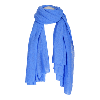 Pin1876 - by Botto Giuseppe - Cashmere Schal groß - Stahlblau