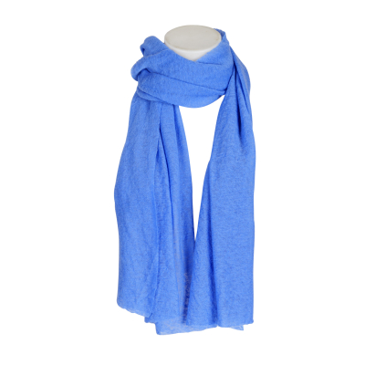 Pin1876 - by Botto Giuseppe - Cashmere Schal klein - Stahlblau