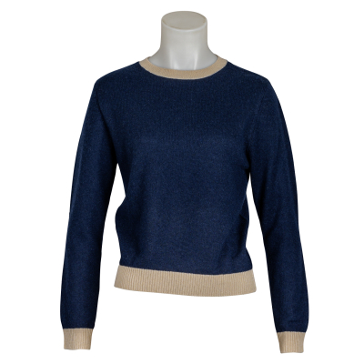 Jumper 1 2 3 4 - Pullover - Dunkelblau - Beige