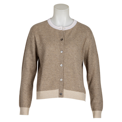 Jumper 1 2 3 4 - Cardigan - Taupe - Beige