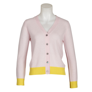 Jumper 1 2 3 4 - Cardigan - Rosa - Gelb