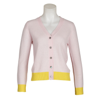 Jumper 1 2 3 4 - Cardigan - Rosa - Gelb