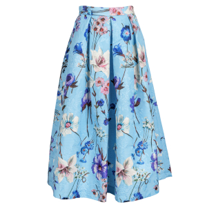 LUNATICA Milano - Rock - floral - Azurblau - Royalblau -...