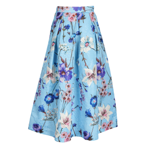 LUNATICA Milano - Rock - floral - Azurblau - Royalblau -...