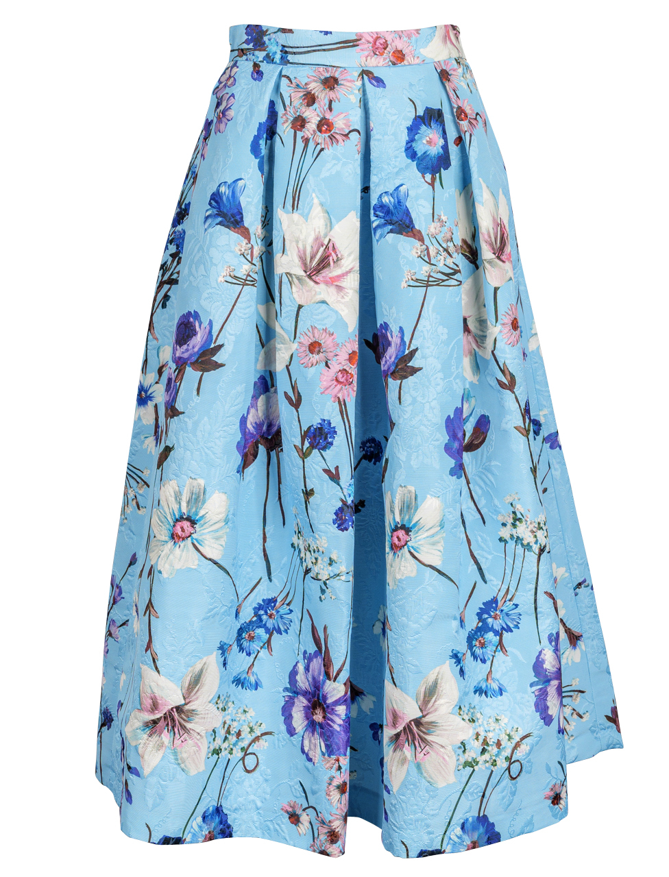 LUNATICA Milano - Rock - floral - Azurblau - Royalblau -...